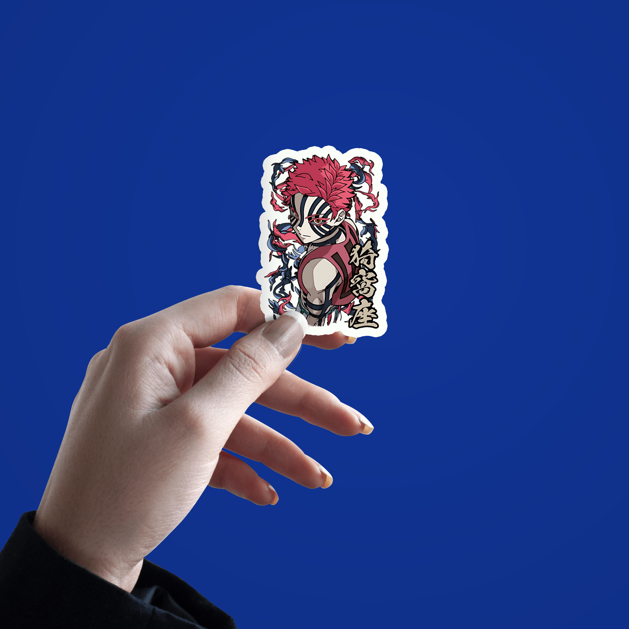 Akaza From Demon Slayer Sticker