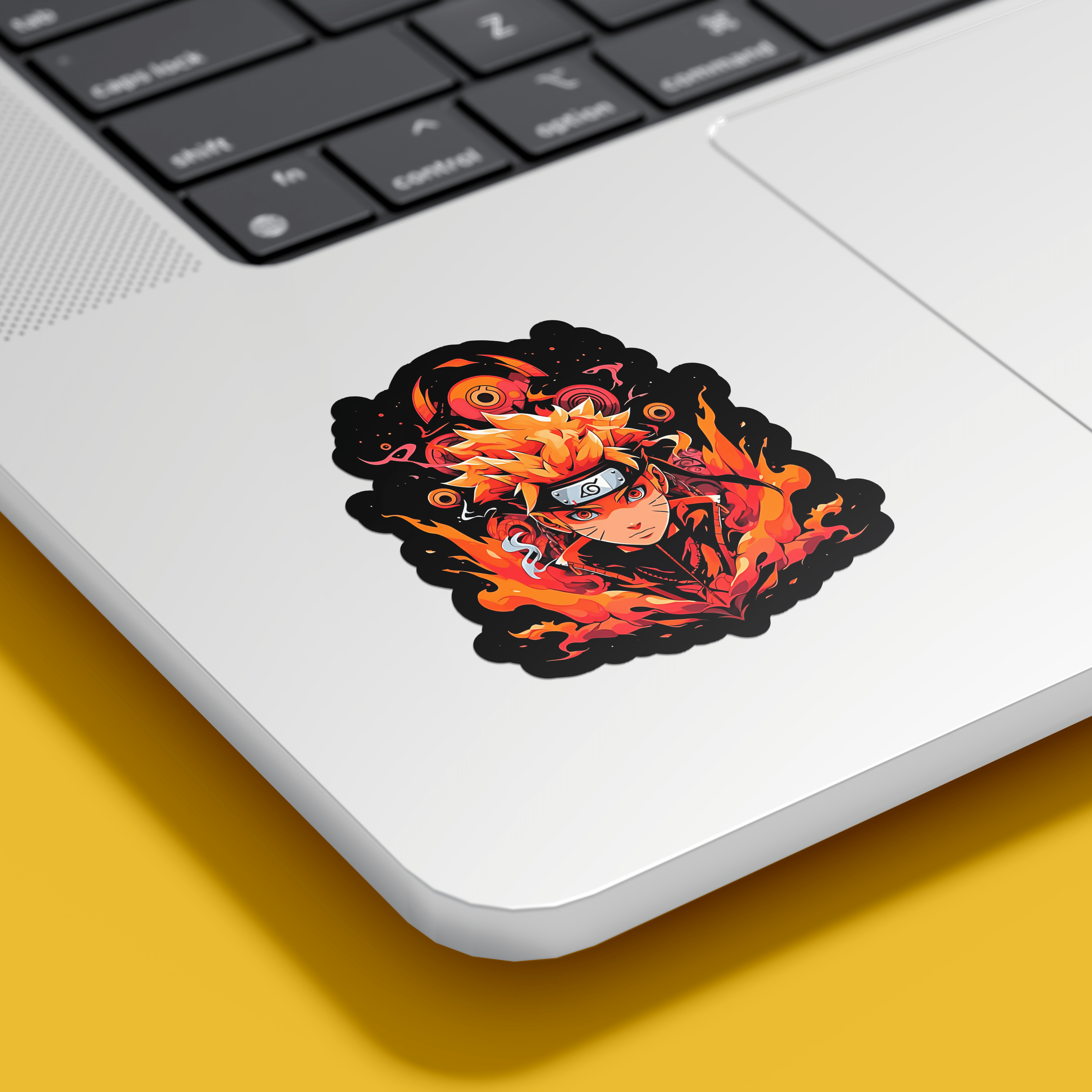 Naruto On Fire Sticker