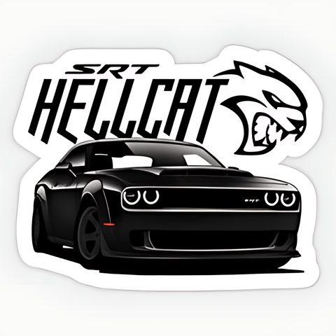 SRT Hellcat Mustang Sticker