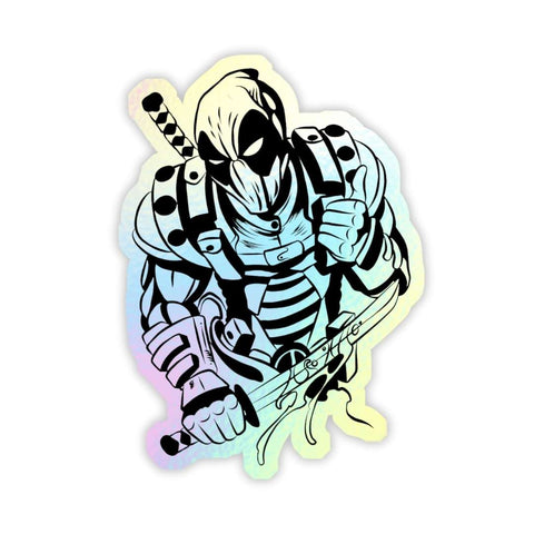 Deadpool Holographic Sticker