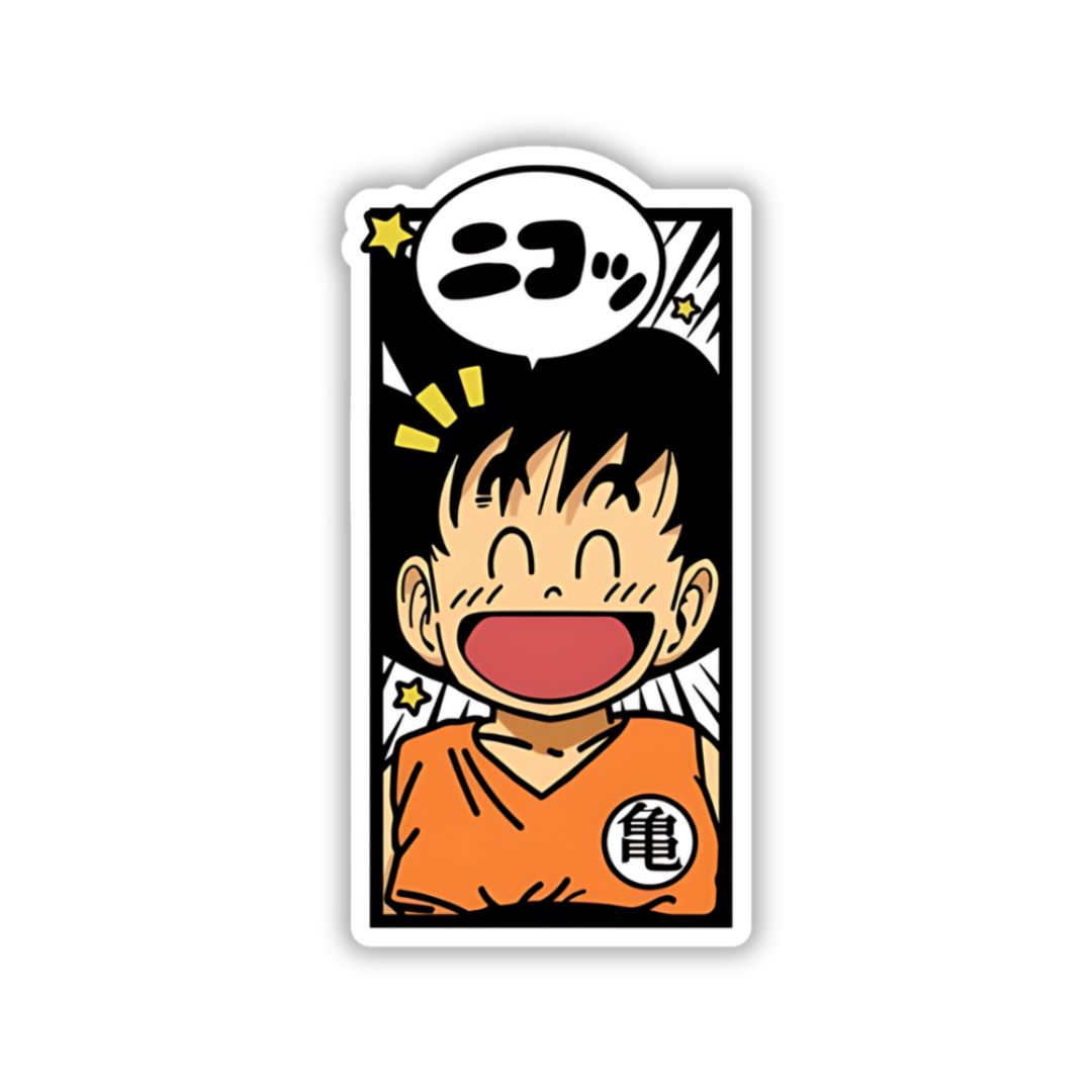 Goku bumper sticker