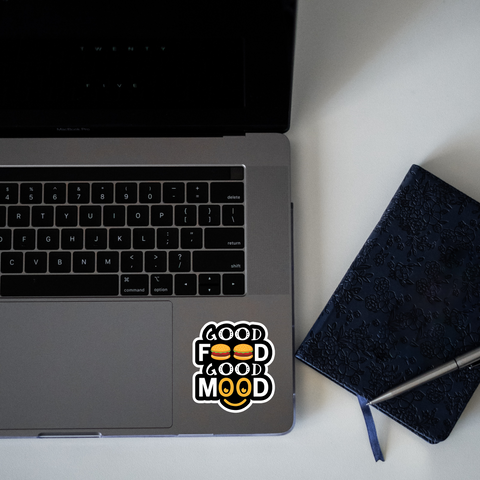 Good Food Good Mood Sticker