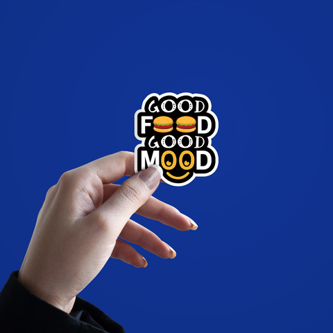 Good Food Good Mood Sticker