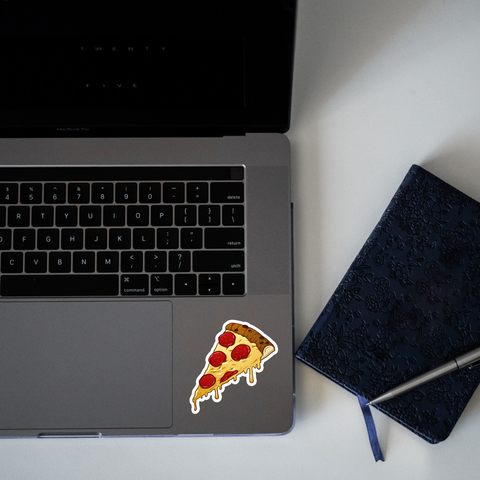 Pepperoni Pizza Slice Sticker