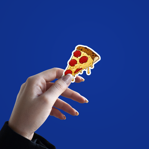 Pepperoni Pizza Slice Sticker