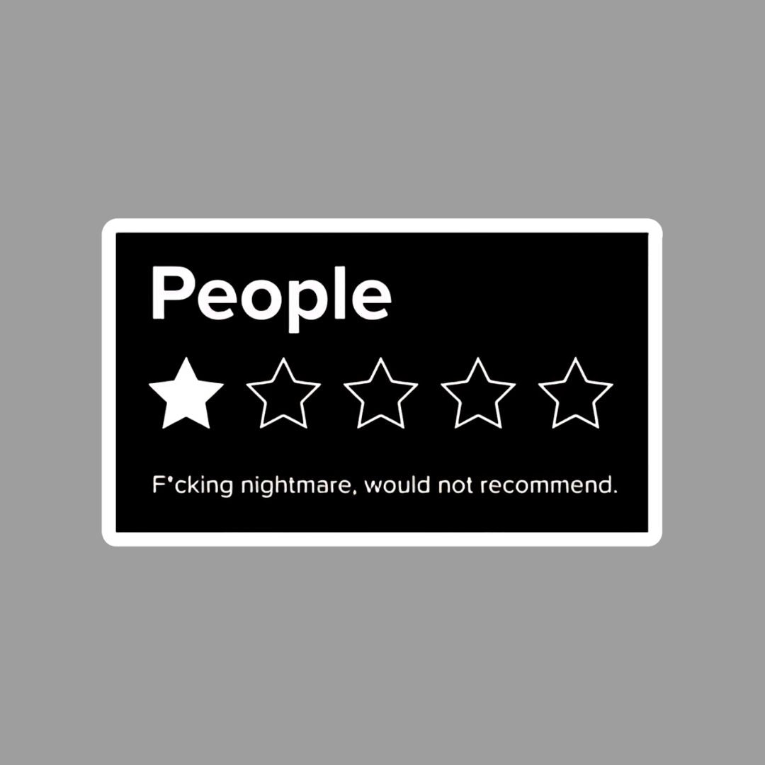 People Rating Sticker