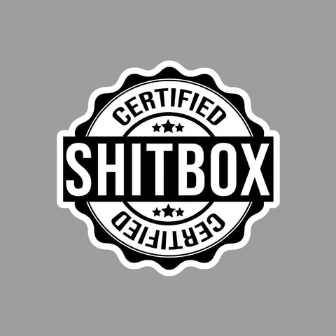 Certified Shitbox Sticker