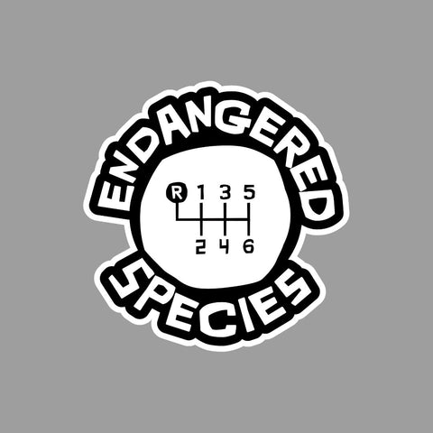 Endangered Species Sticker