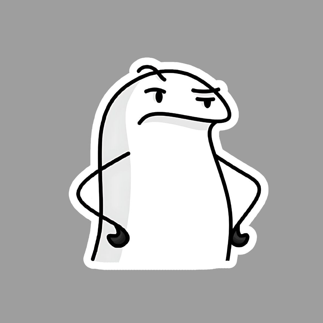 Flork Raising eyes Sticker