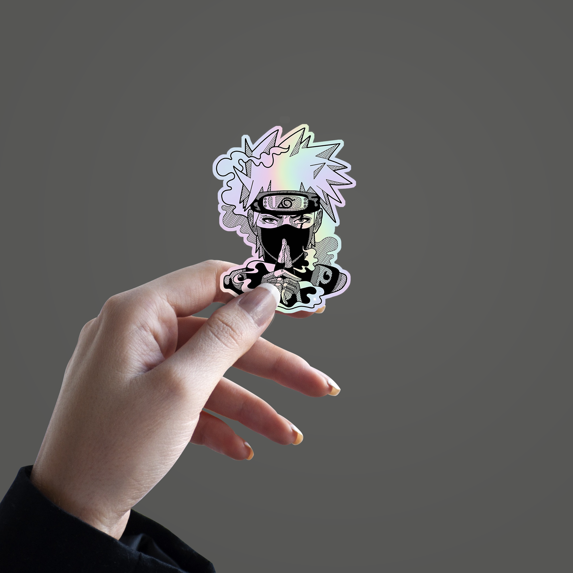 Kakashi Hatake V2 Holographic Sticker