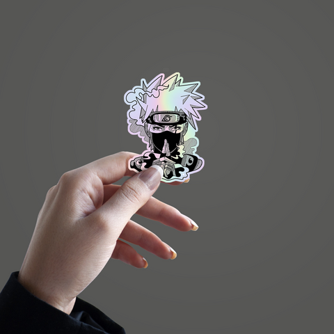 Kakashi Hatake V2 Holographic Sticker