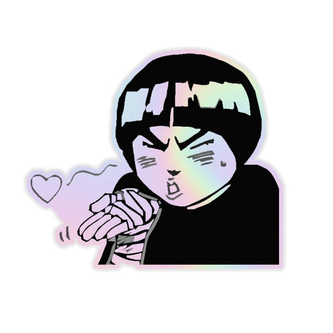 Rock Lee Holographic Sticker