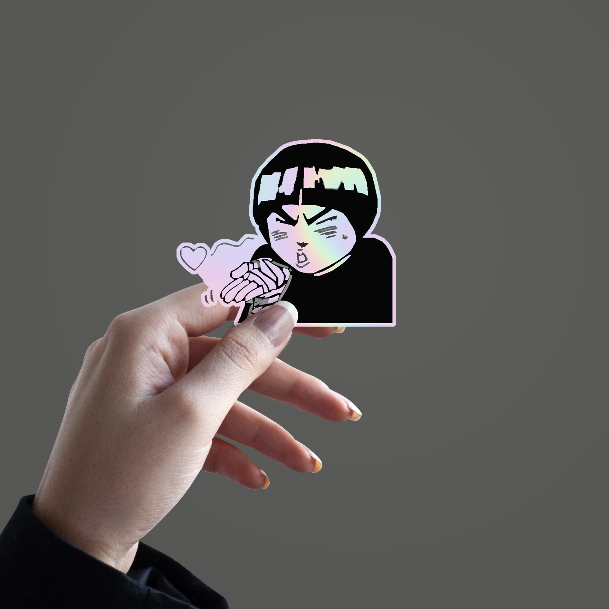 Rock Lee Holographic Sticker