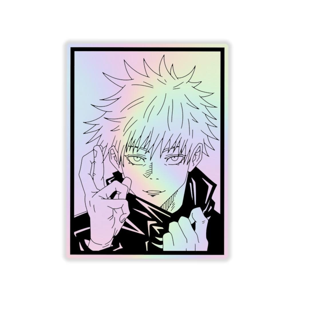 Satoru Gojo Holographic Sticker