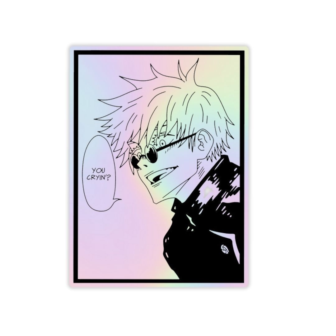 Satoru Gojo V2 Holographic Sticker