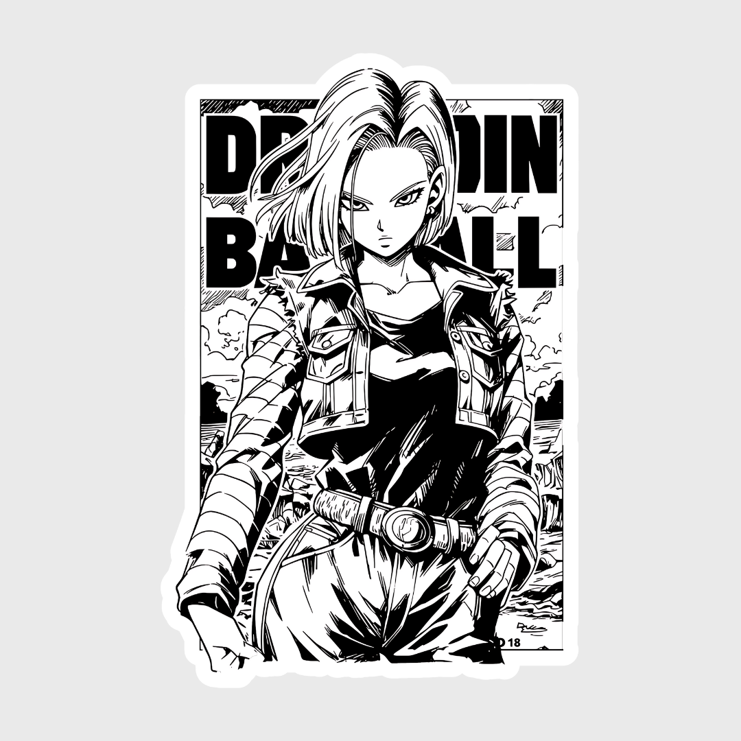 dragon ball character sticker