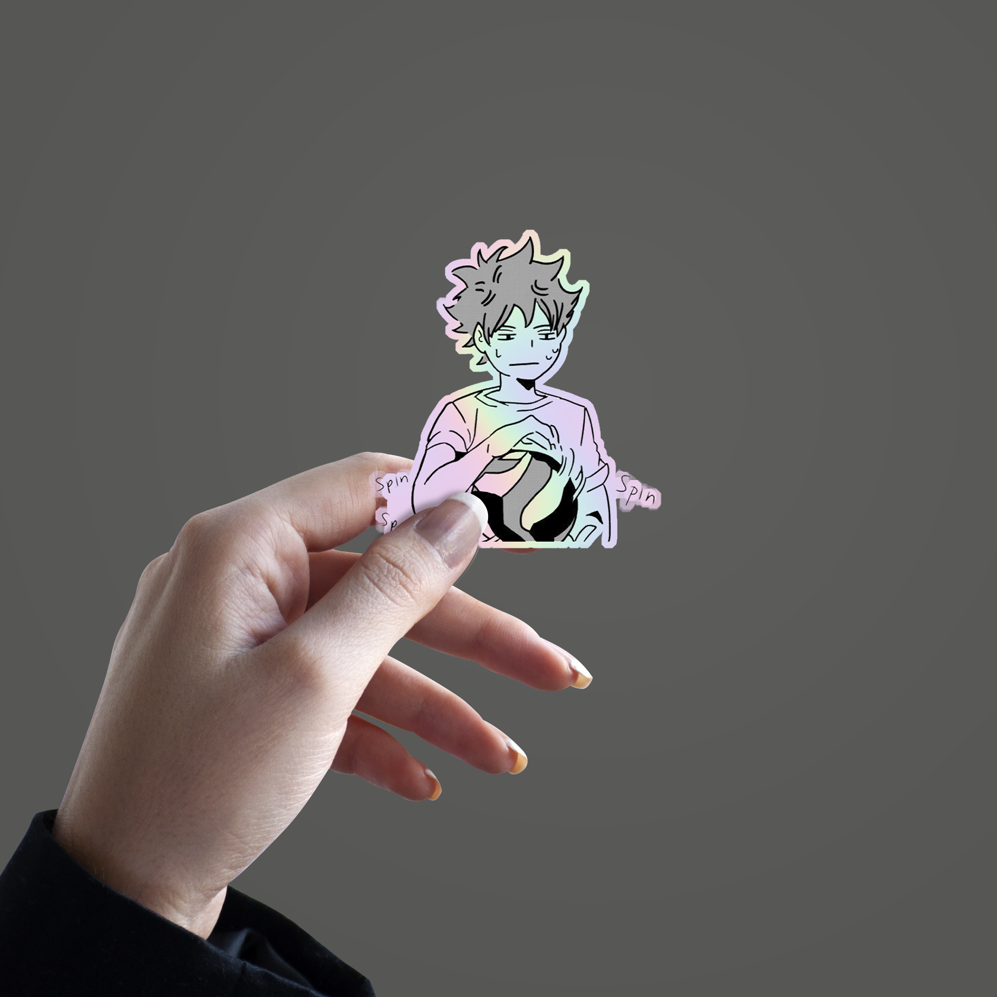 Hinata Shoyou Holographic Sticker