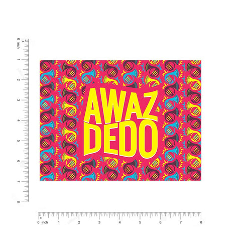 Awaz Dedo Sticker