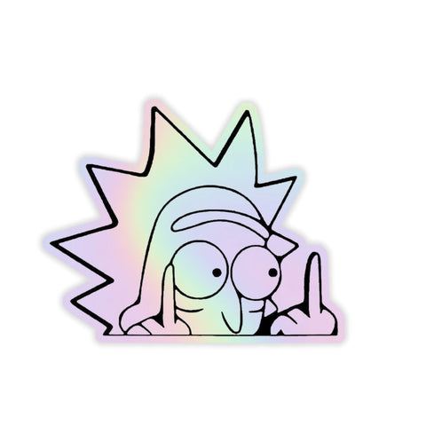 Rick Sanchez Holographic Sticker