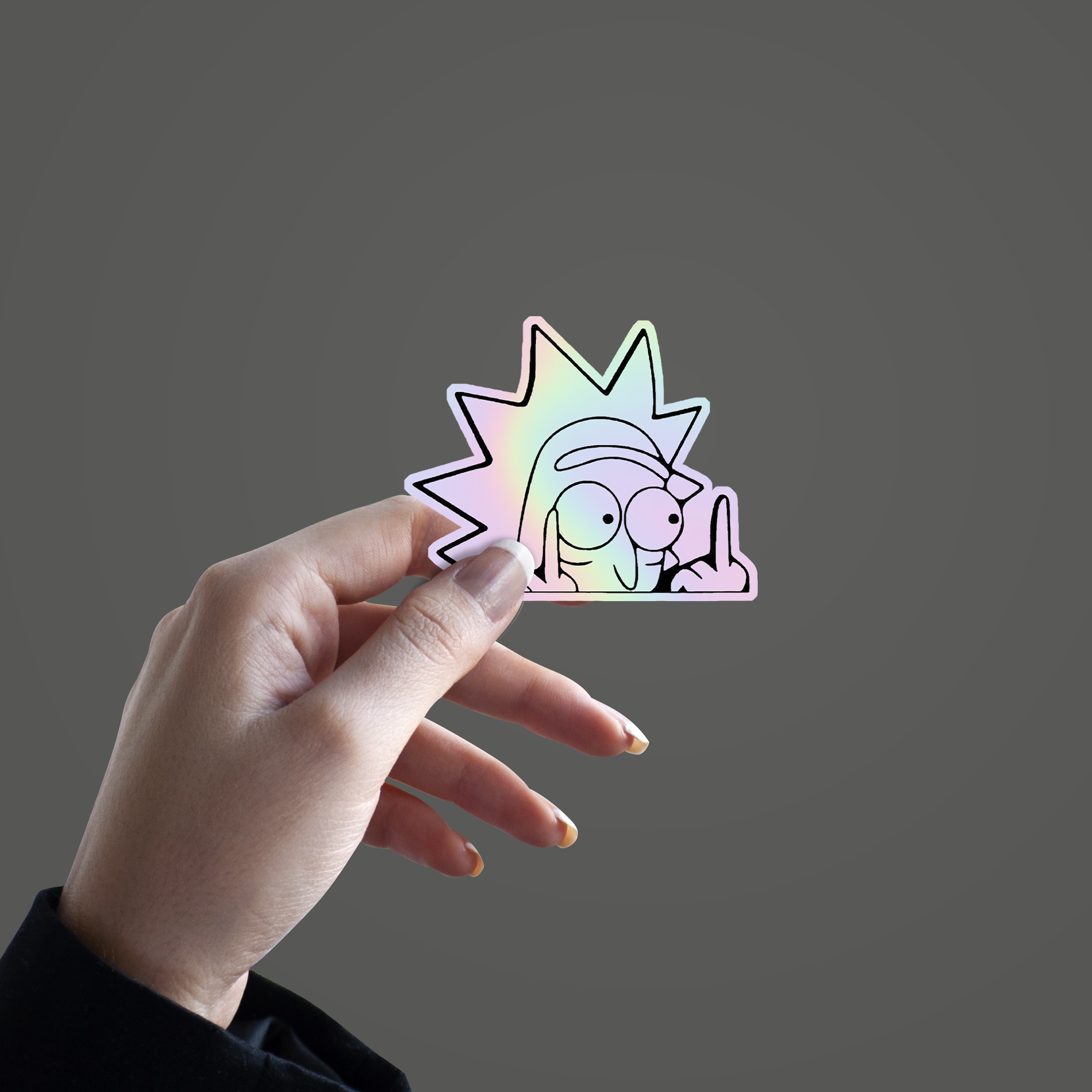 Rick Sanchez Holographic Sticker