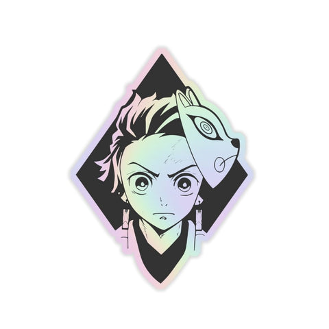 Kimetsu Holographic Sticker