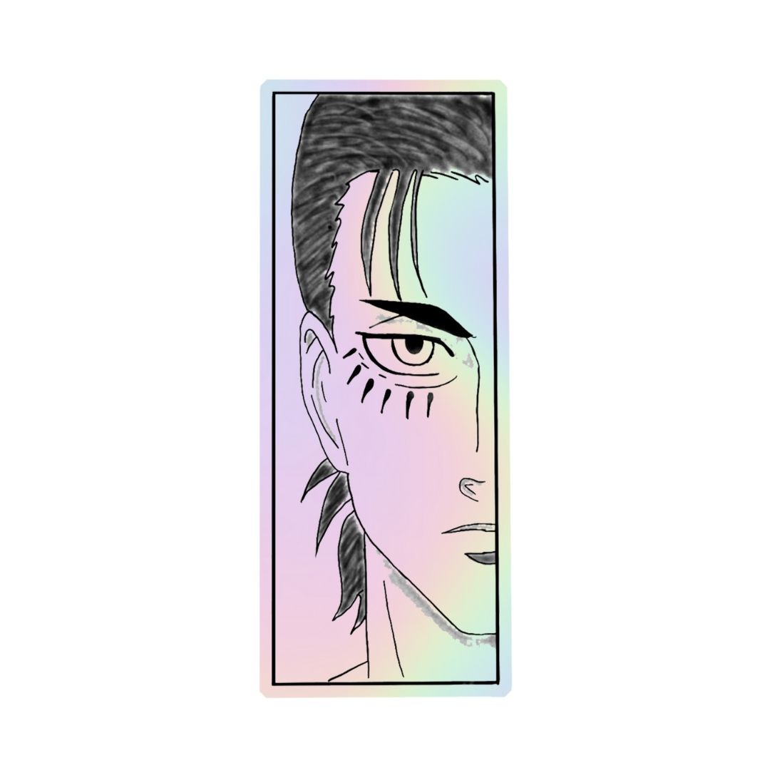 Eren Yeager Holographic Sticker