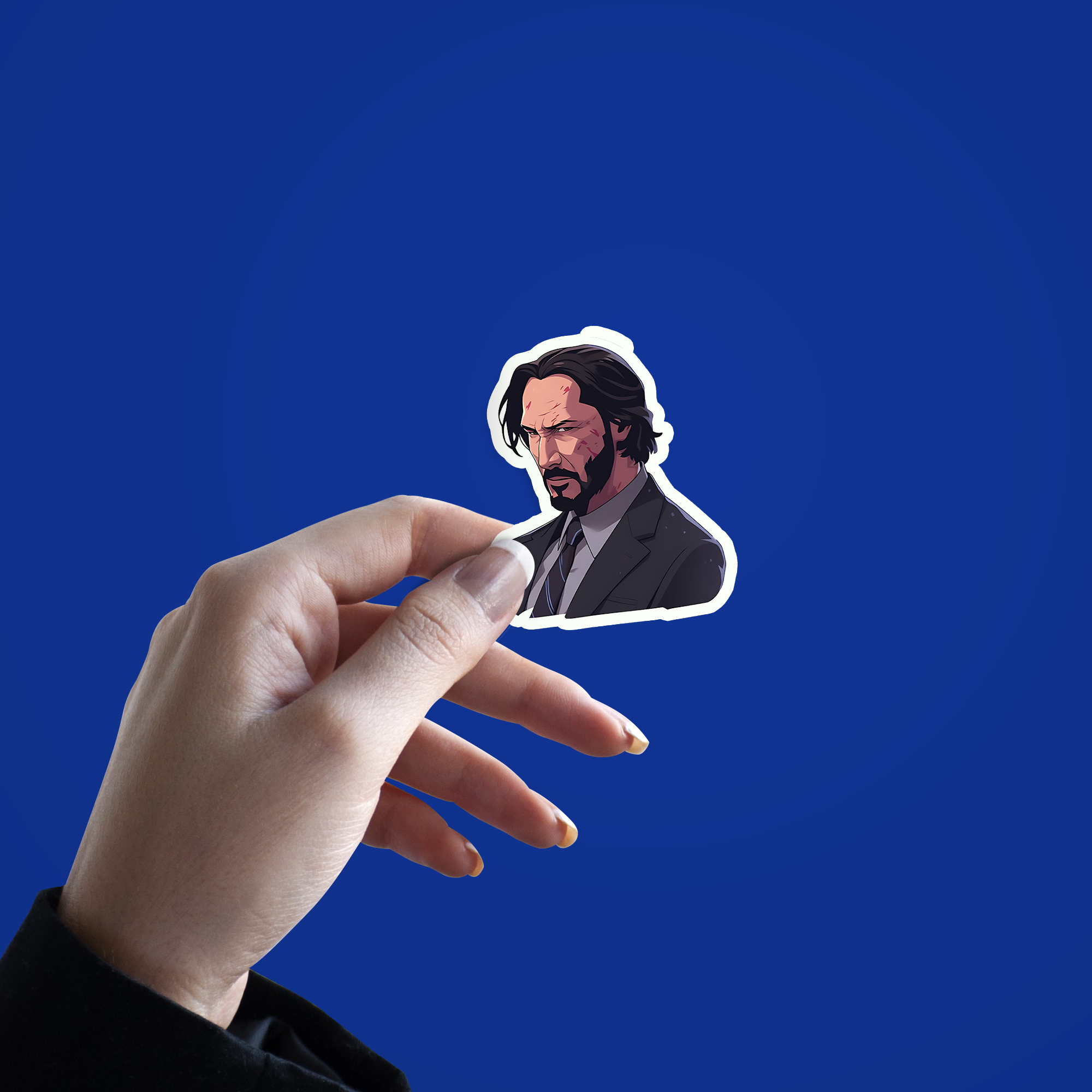 serious john wick sticker