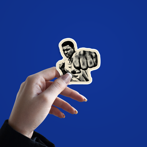 Mohammad Ali Boxer Sticker