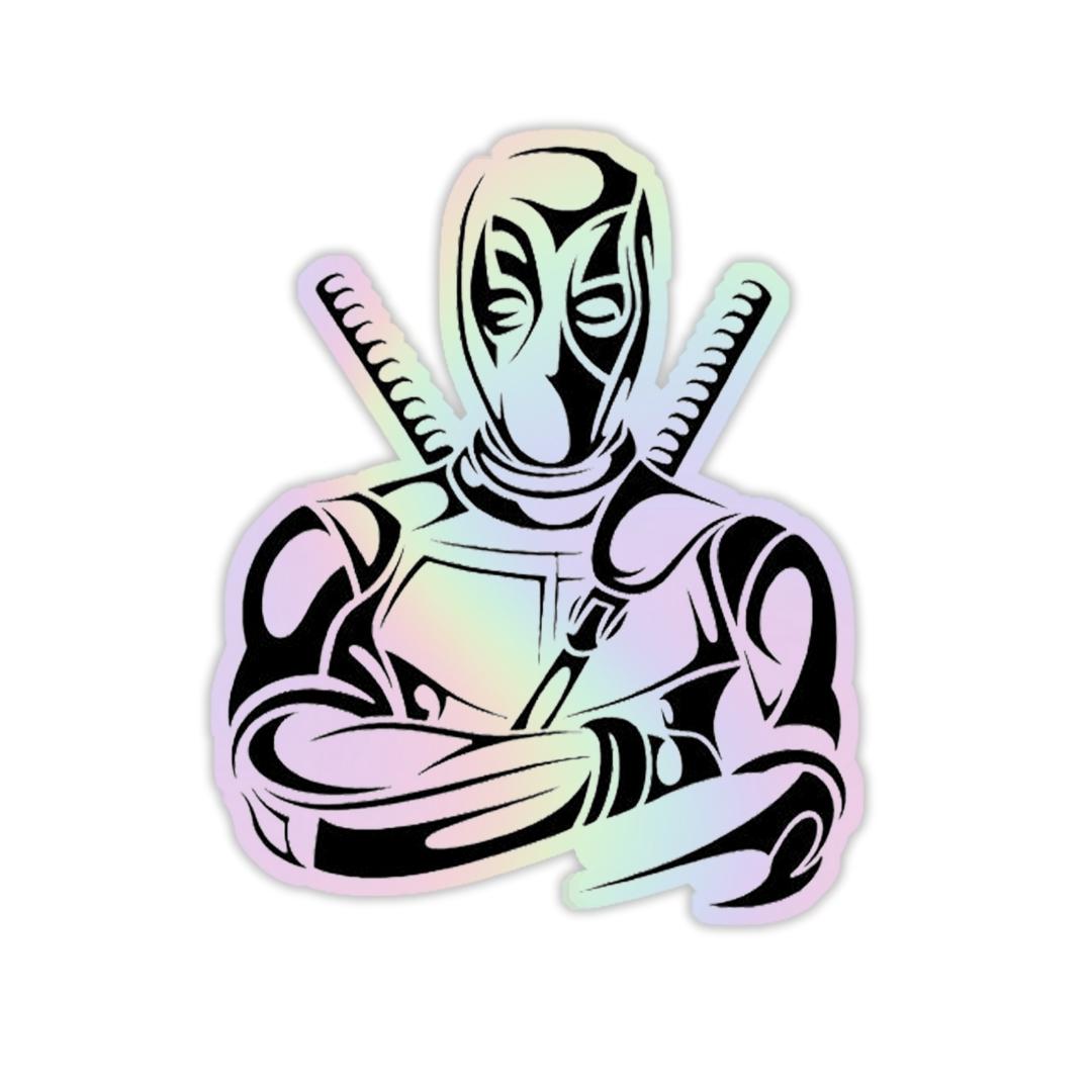 Deadpool v2 Holographic Sticker