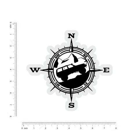 Compass Sticker