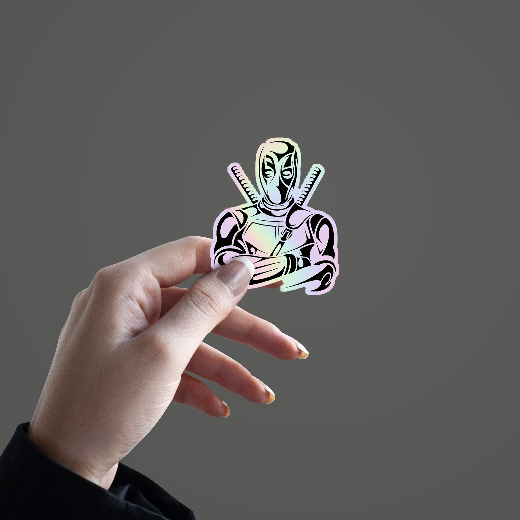 Deadpool v2 Holographic Sticker