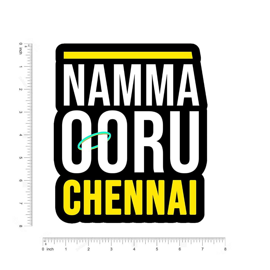 Namma Ooru Chennai Sticker