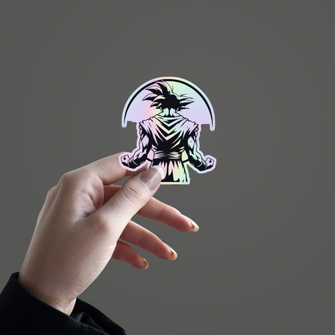 Son Goku Holographic Sticker