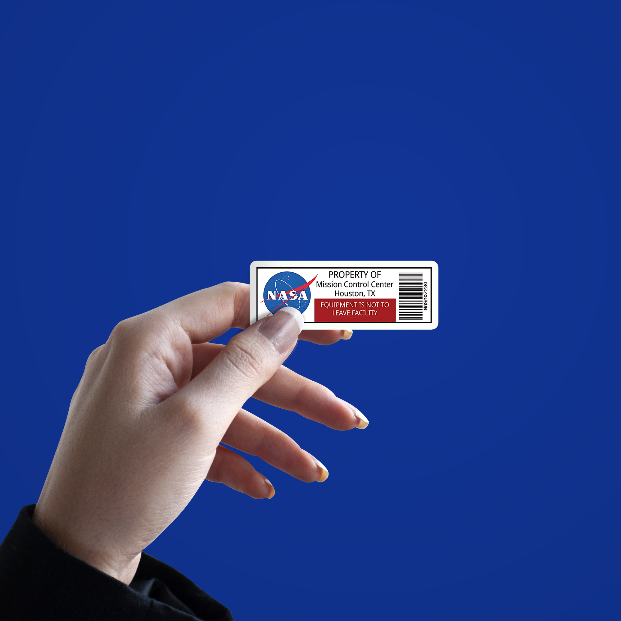 nasa card sticker