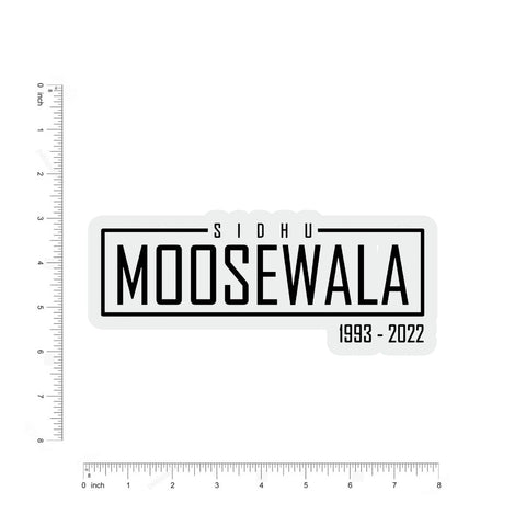 Sidhu Moosewala 1993-2022 Sticker