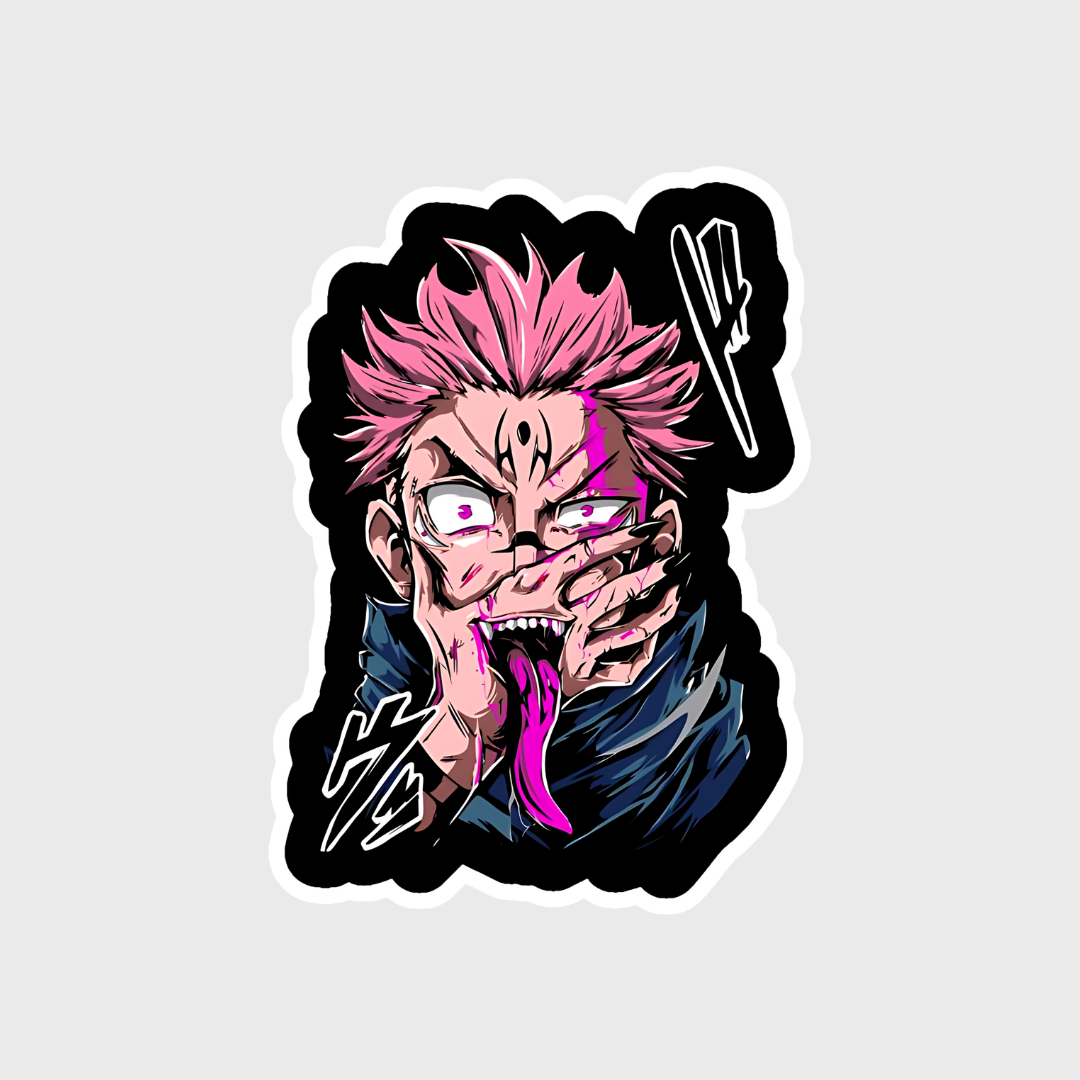 sukuna jujutsu kaisen sticker