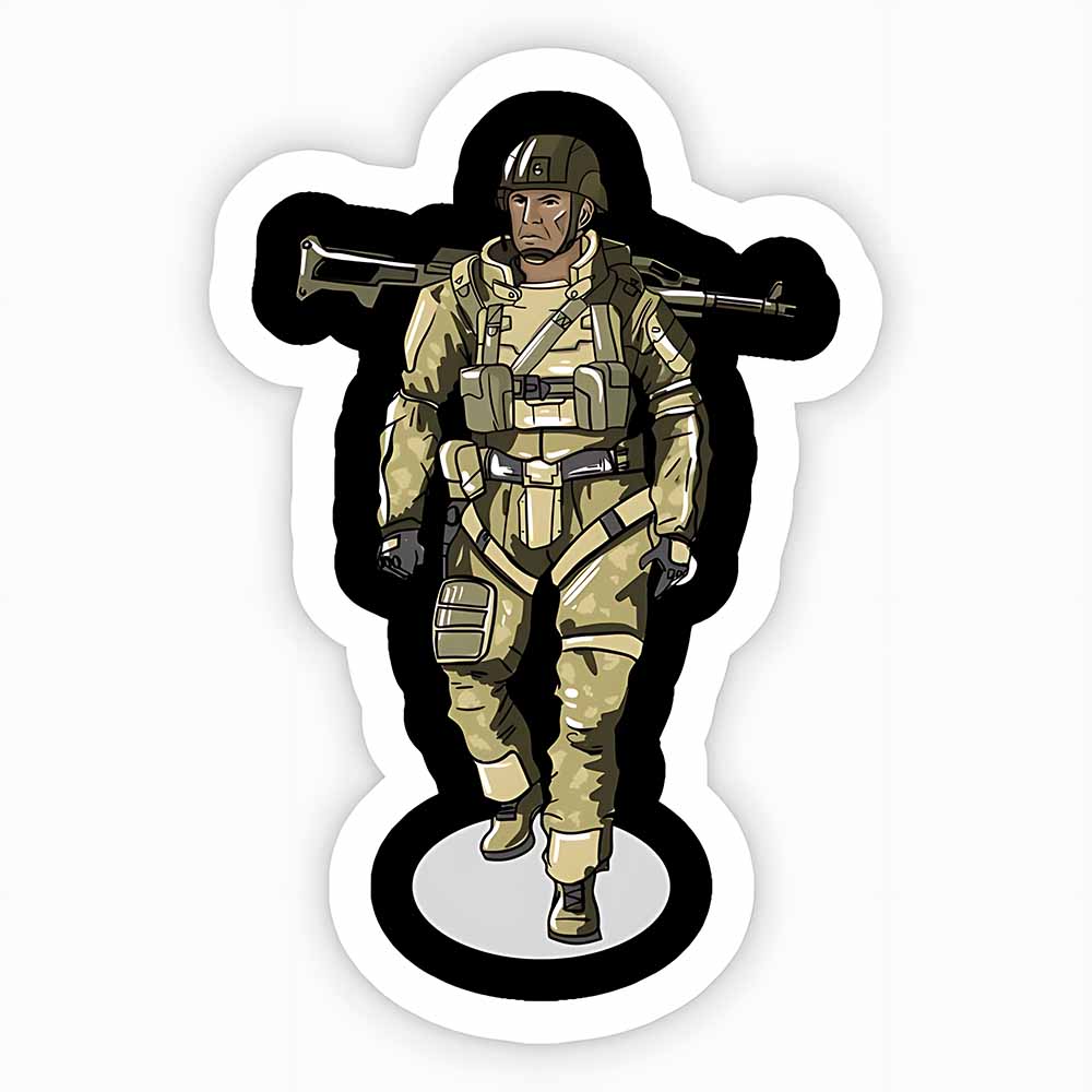 Airforce Comando Sticker