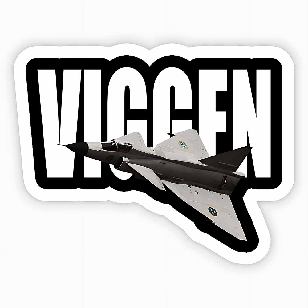 Viggen Aircraft Sticker