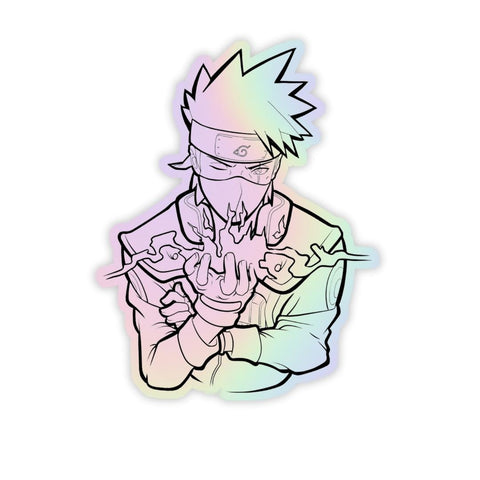 Kakashi Hatake v3 Holographic Sticker