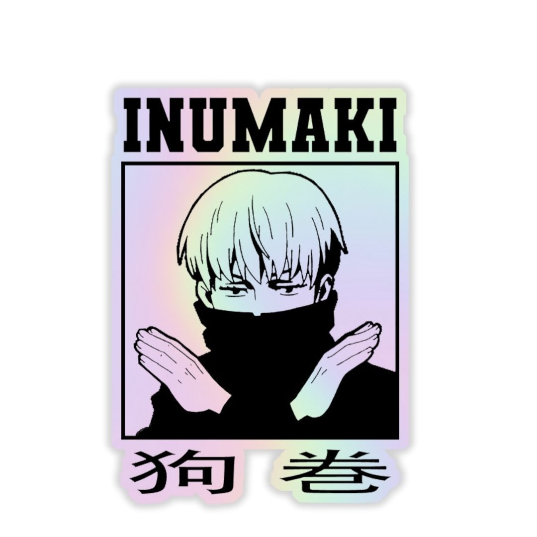 Inumaki Holographic Sticker