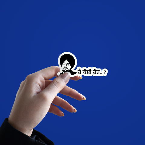 Is there Anyone Else..? Sidhu Moosewala Sticker