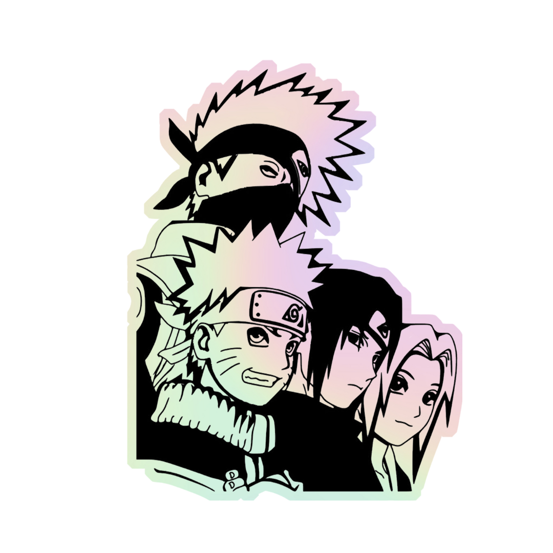 4 Hokage Holographic Sticker