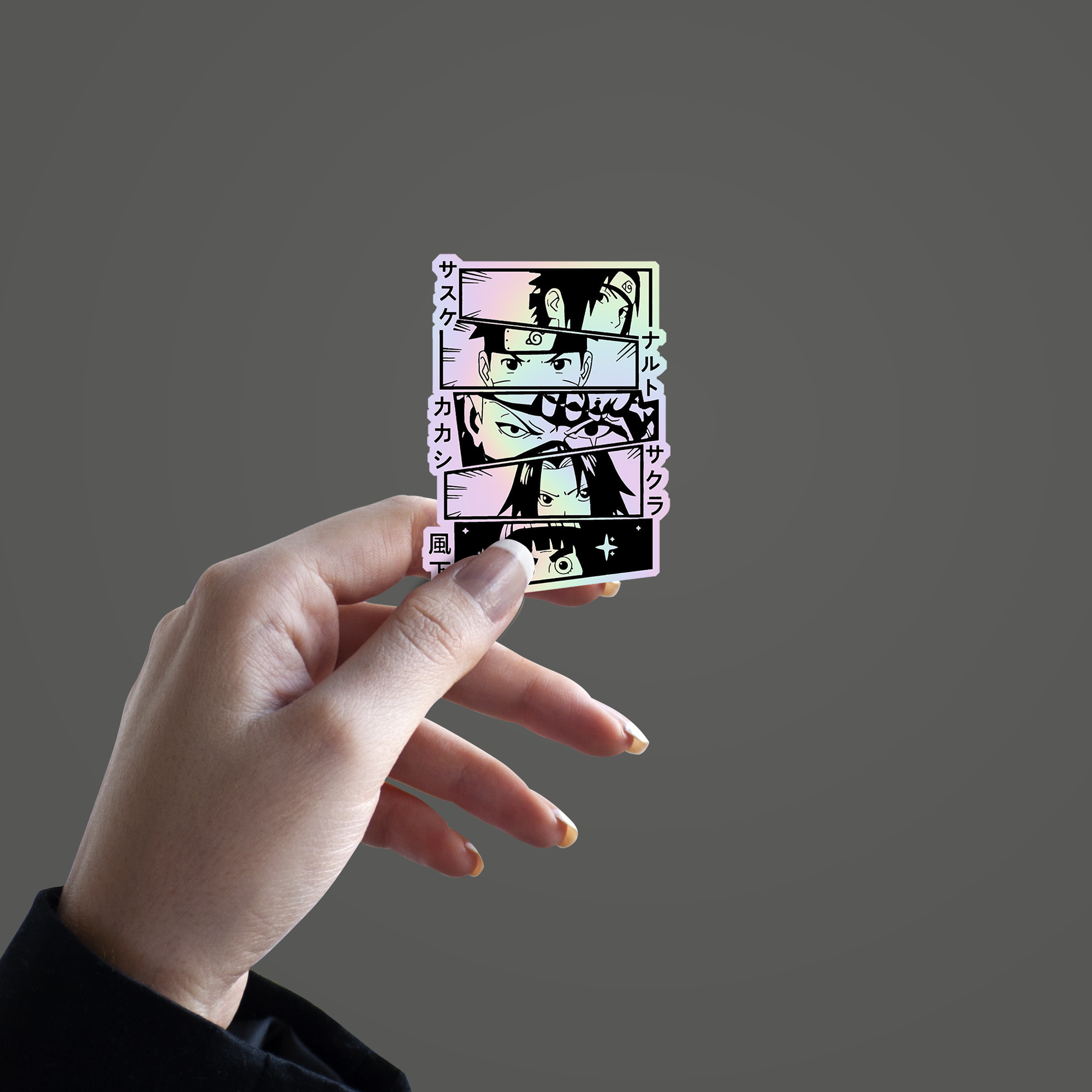 Naruto V5 Holographic Sticker