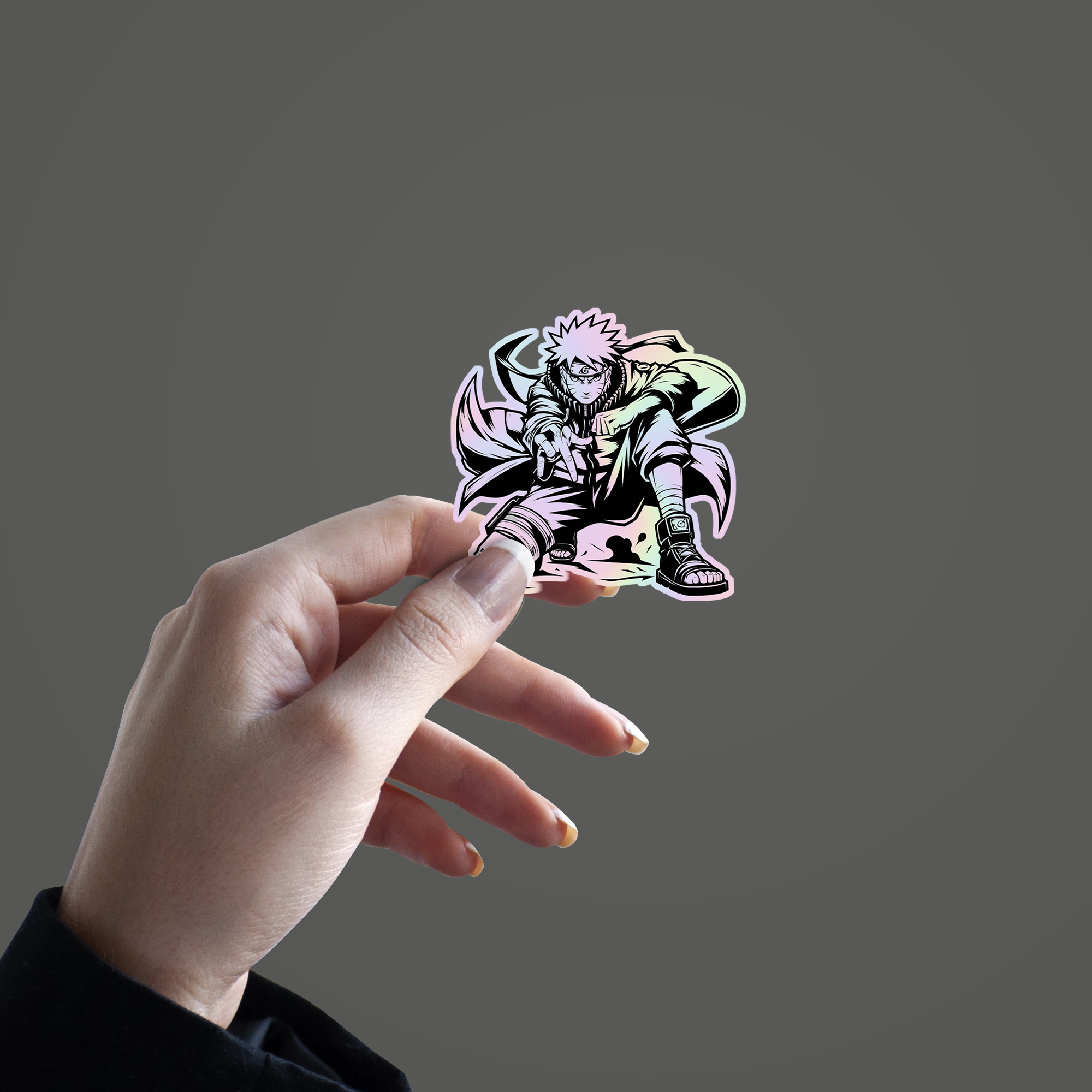 Naruto V2  Holographic Sticker