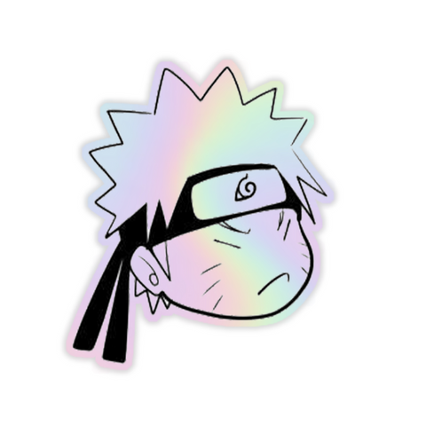 Sasuke Uchiha Holographic Sticker