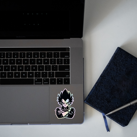 Vegeta Holographic Sticker