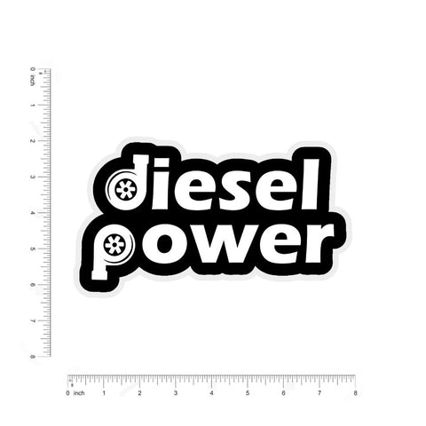 diesel power bumper sticker