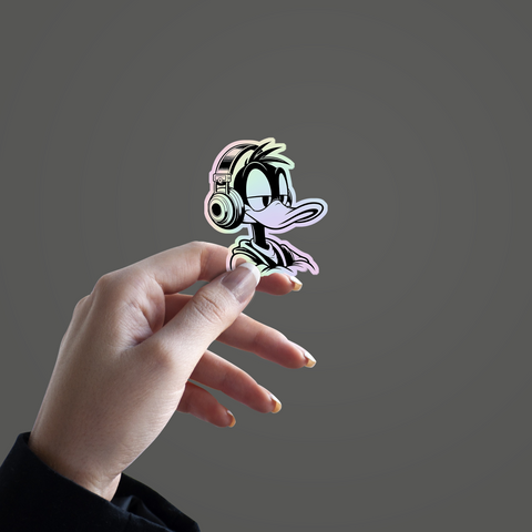 Daffy Duck  Holographic Sticker