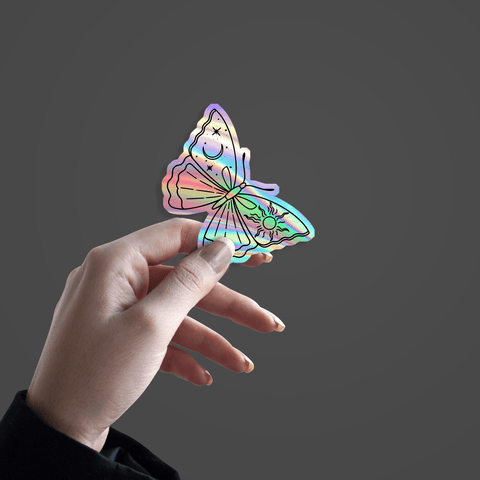 Aesthetic Butterfly Holographic Sticker