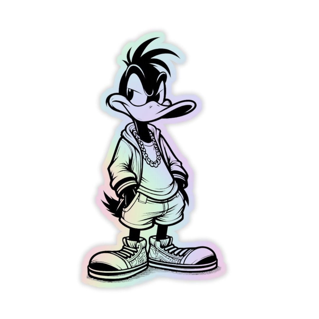 Daffy Duck V3 Holographic Sticker